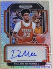 2022 Prizm Draft Dillon Mitchell Mojo Auto 01/25 Texas FS-DMI Texas SSP