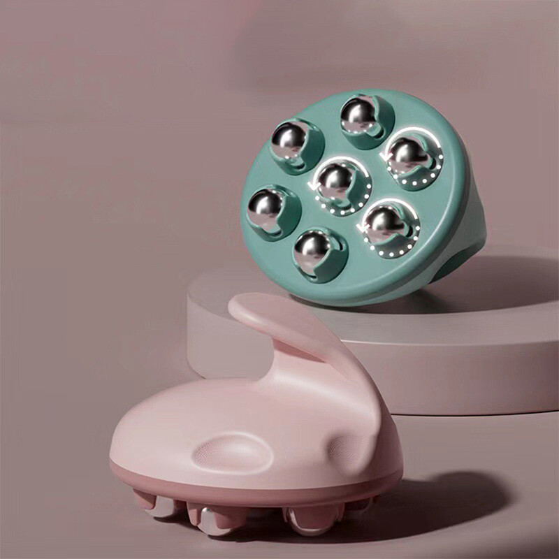 360° Rolling 7 Metal Roller Ball Massage Hand-held Travel Body Massager Porta-yt - Picture 3 of 16