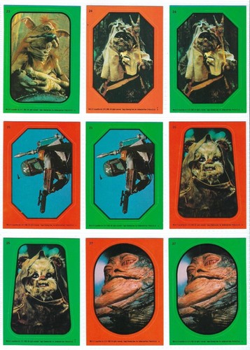 1983 Topps Star Wars Return Jedi Complete 132 Cards + 66 Variation Sticker Set - Picture 10 of 12