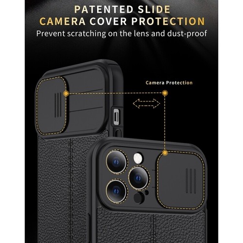 Funda protectora de poliuretano termoplástico deslizante con textura Litchi para iPhone ^ Stock de Sydney ^ - Imagen 4 de 12