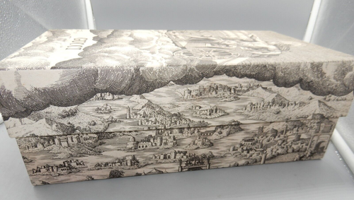 GUCCI  printed Roman God Italian countryside empty shoe gift box - Picture 6 of 9