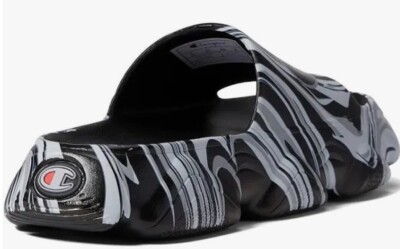 New With Box Champion Meloso Squish Mens Slides White And  display picture 1