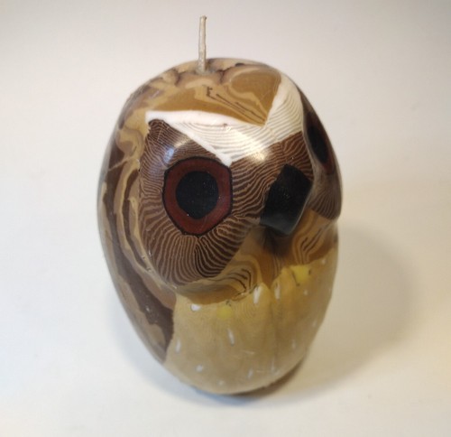 Owl Candle 5.5" Owl Shaped Wax Candle - Picture 10 of 13