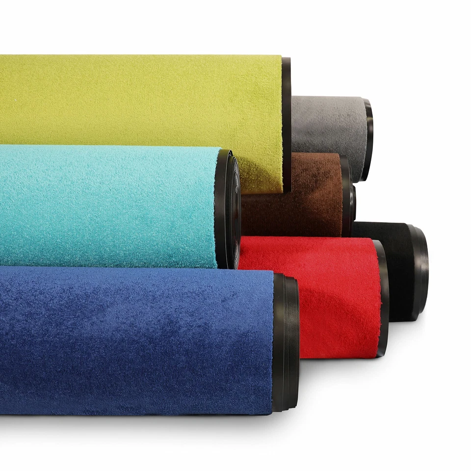 Paillasson Monochrome Tapis de Protection Coupe Pied Plusieurs Couleurs & - Photo 3/4