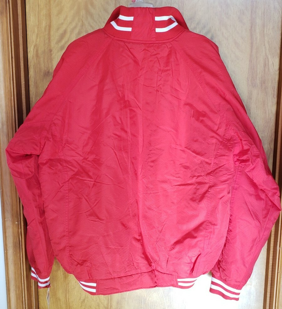 Vintage Ecko Unltd Red/White Varsity Jacket Men Size Large