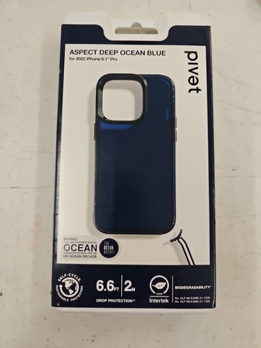Pivet Apple iPhone 14 Pro Aspect Case - Deep Ocean Blue - Picture 1 of 2