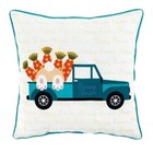 Farmhouse Blue Square Home Décor Pillows