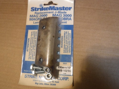 strikemaster J-blade MB 1025B for 10 inch augers mag 2000, 3000 , magnum lll, co