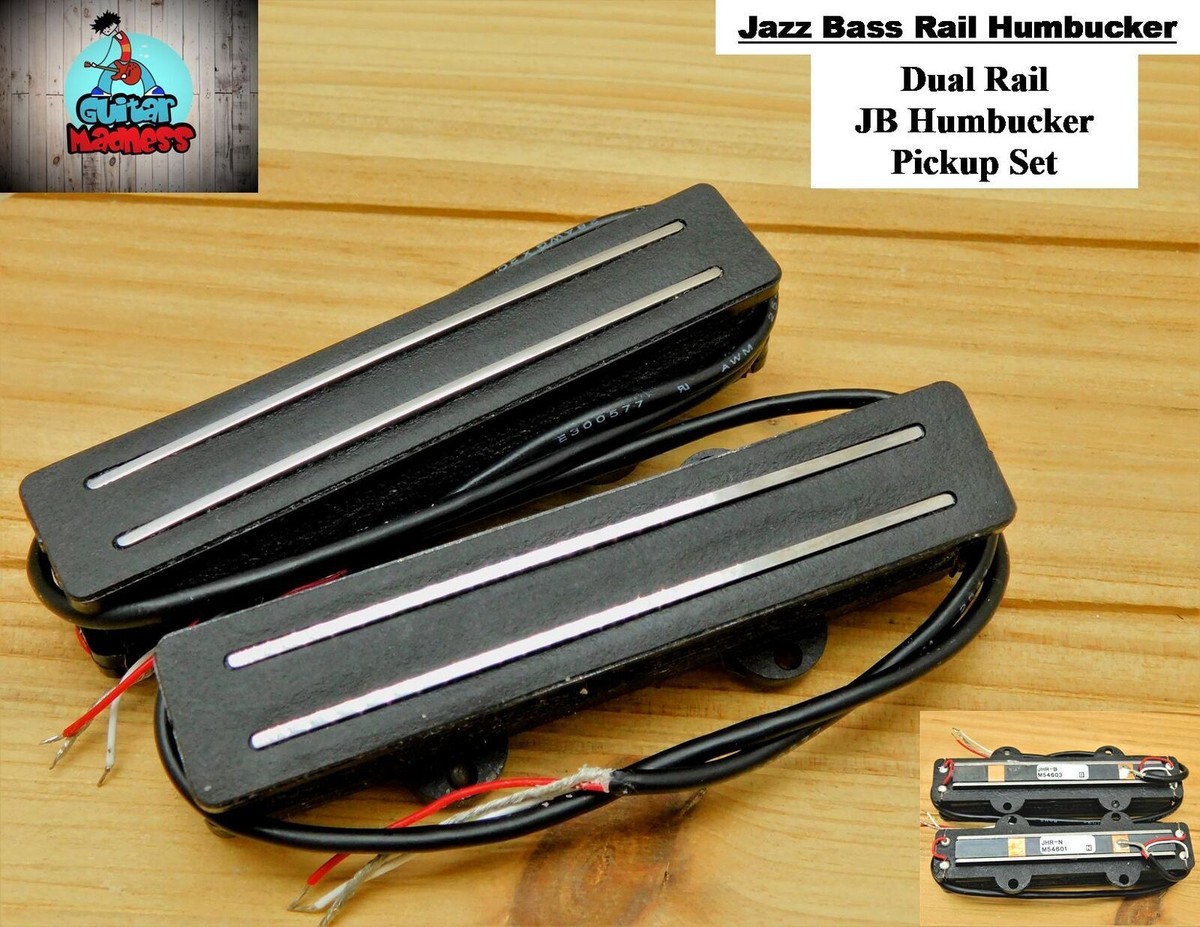 G.M. Jazz Bass Dual Rail Humbucker Pickup Set | eBay