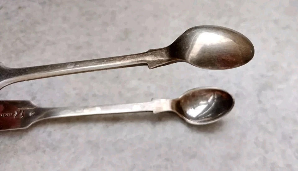 Pinças de açúcar folheadas a prata vitorianas Wingfield - Imagem 3 de 4