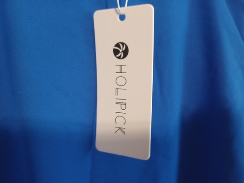 NEW! HOLIPICK Women's Royal Blue One-Piece Swimsuit, Size L - Picture 4 of 6