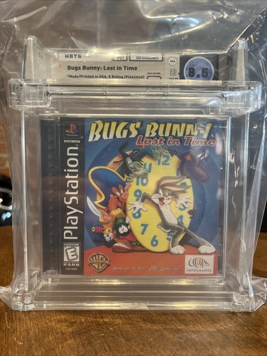 Bugs Bunny : Lost in Time (Sony PlayStation 1) New Sealed Wata Graded 8.5- SRA - Picture 1 of 2