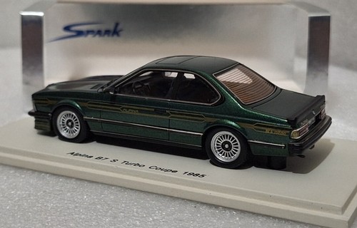 BMW Alpina B7 S Coupe 1985 Green 1:43 Spark S0743 EXTREMELY RARE!! - Picture 4 of 19