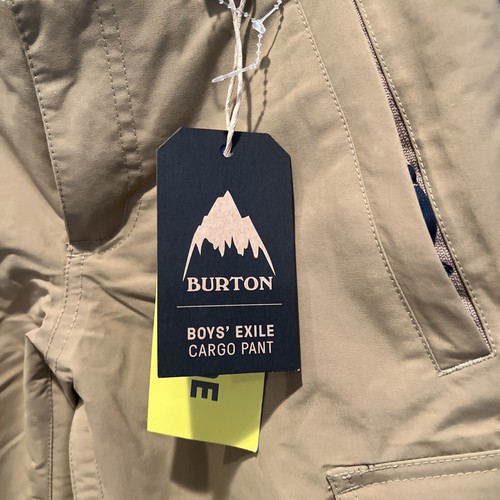 PANTALONI DA SNOWBOARD BURTON RAGAZZI ESILIO CARGO ALGHE CAMERA PER CRESCERE - Medium NUOVI con Etichette - Foto 6 di 9