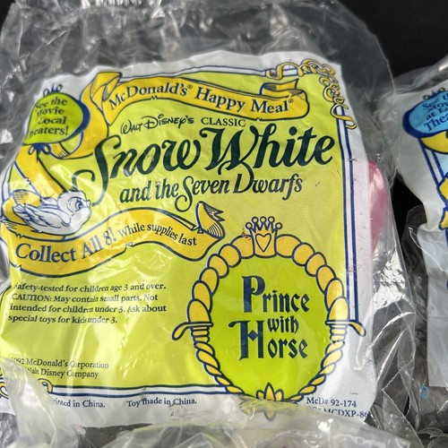 Juego de juguetes McDonalds Happy Meal Blancanieves y enanos por Walt Disney 1992 8 piezas - Imagen 4 de 18