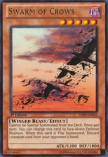 3 x Swarm of Crows - SHSP-EN042 - Rare - Unlimited Edition Near Mint, English