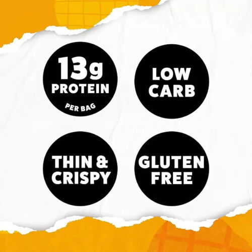 Wilde 13g Chicken & Waffles Protein Chips, 8 Stück KOSTENLOSER VERSAND - Bild 5 von 7