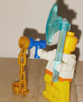 LEGO Viking Ice Tools Weapons Lot of 2 Chain Ice Block Dragger Yeti Battle bear