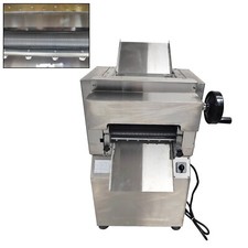 Commercial Electric Dough Roller Sheet Maker w/1.5mm Round Cutter 110V 35KG/H