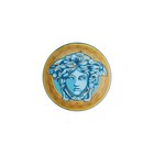 Versace Rosenthal - Flat Plate 17cm Medusa Amplified Blue Coin