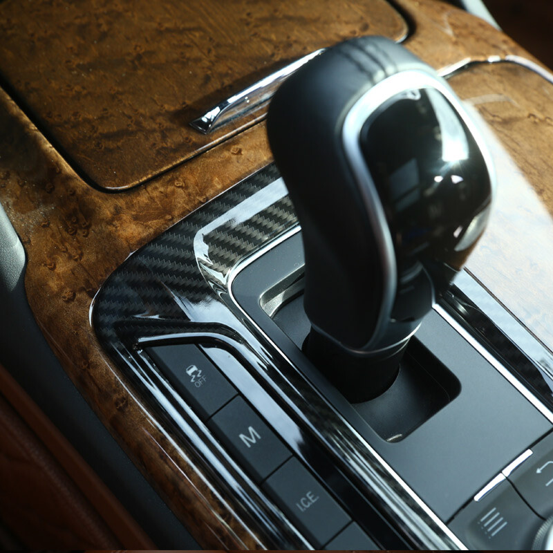 For Audi Q7 SQ7 4M 2016-2019 Forged Carbon Fiber Dashboard Speedometer Panel Set Trim Cover Interior Car Accessories Sticker