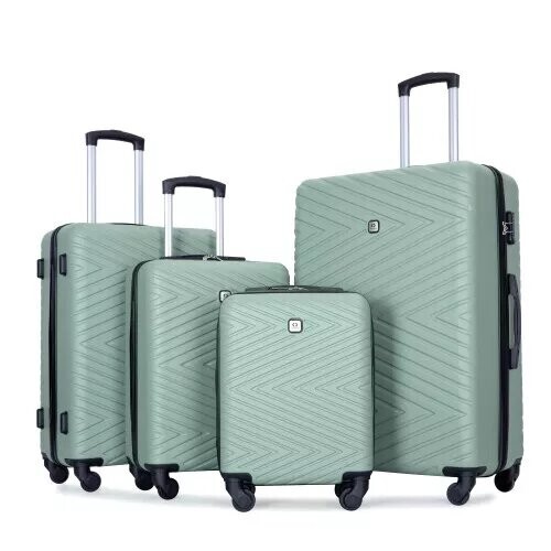 Flight Suitcase Travel Luggage 4pcs Set Spinner Wheels Lock Carry Boarding Bags - Picture 58 of 120