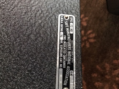 Bóveda segura para el hogar de acero aislada al fuego Meilink Hércules de colección con llave hecha en EE. UU. - Imagen 9 de 13