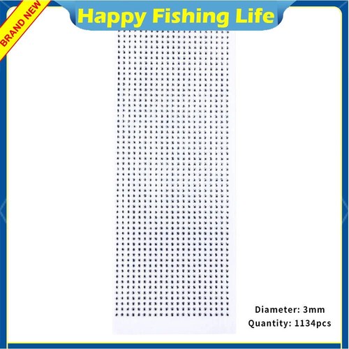 3D Fishing Eyes Lure Holographic Eye Fly Tying Jigs Crafts Tackle Doll 3mm-12mm - Picture 5 of 20