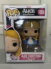 Funko Pop! Alicia en el País de las Maravillas: Alicia (Curtsying) (#1058) - Como nueva con protector