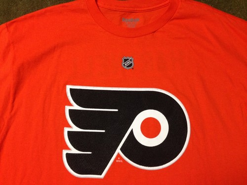 NEW NWT Philadelphia Flyers SCOTT HARTNELL Reebok T-Shirt Jersey Adult w/ Dots - 第 5/6 張圖片
