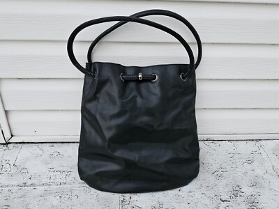 Givenchy Perfume Tote Bag Black Faux Leather handbag