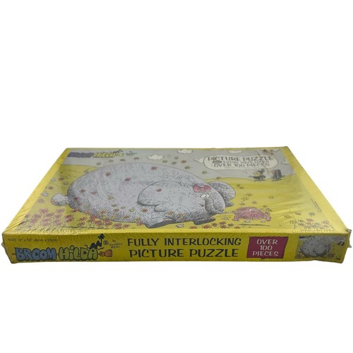 Besen Hilda von Russell Myers Puzzle Irwin und Freund 1977 100+ Teile neu versiegelt - Bild 2 von 6