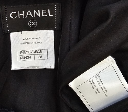 CHANEL Resort 2013 Navy Blue Notched Bouclé Jacket Skirt Set 40 M - Picture 22 of 22