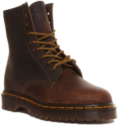 Dr Martens 1460 In Brown Made In England Lace Mens Boot Size  display picture 1