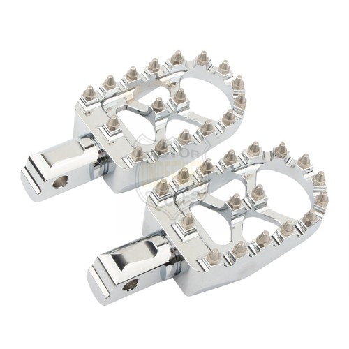 MX Front Rear Foot Pegs Foot Rests For Harley M8 Softail Low Rider Fat Bob 18-23 - Picture 3 of 21