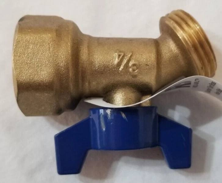 2 Pack Reliabilt Brass Hose Bibb Hose Faucet 3/4" x 3/4" FIP x MHT 102-454RB - Image 2 of 4