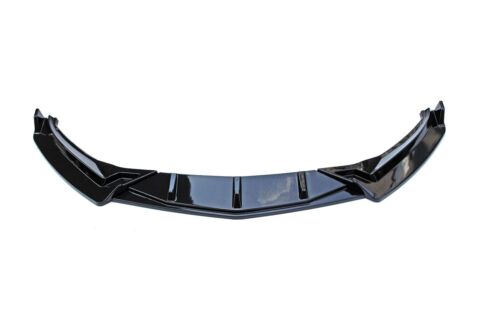 Parachoques delantero negro brillante Jetta 2019-2022 labio divisor alerón - Imagen 6 de 7