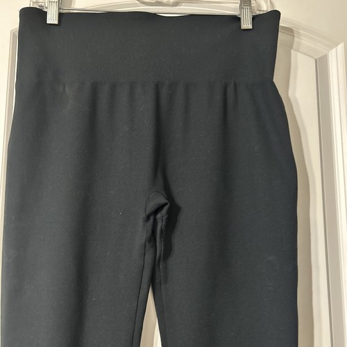 Spanx by Sara Blakely Black High Waisted Seamless Leggings Inseam Women's XL - Picture 2 of 4