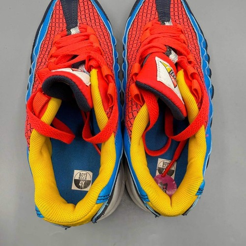 Nike Air Max 95 GS Zapatillas Zapatos Juveniles 4Y Azul Carmesí Spider-Man AV2289-600 - Imagen 6 de 10