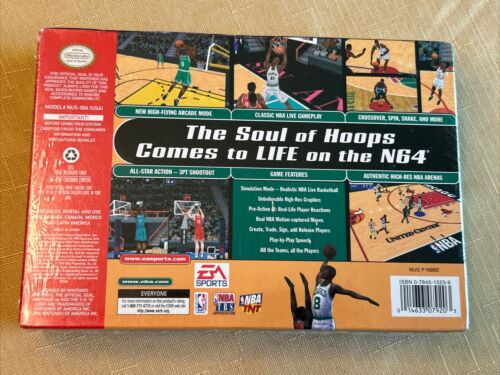 N64 EA Sports NBA Live 99 (Nintendo 64, 1998) Neu Sealed Videospiel - Bild 2 von 4