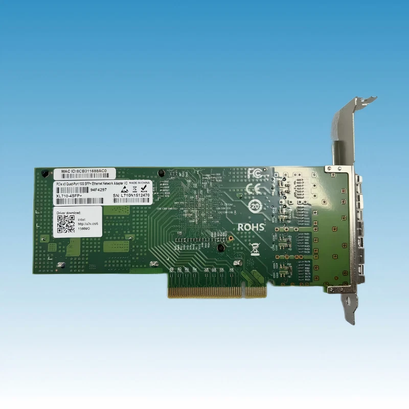 XL710-4SFP+ 4 Port 10-Gigabit Ethernet Converged Network Card Server Adapter - Image 4 of 4