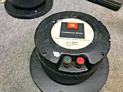 スピーカー・ウーファー JBL Professional Series 2470+2345 2SET JBL 2470 VINTAGE PROFESSIONAL SERIES 16 OHM midrange Horn