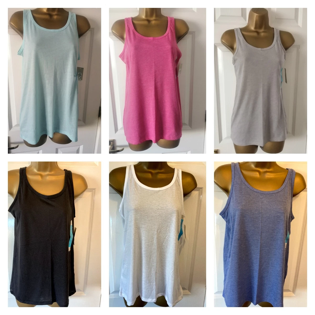 Primark Ladies Slouchy Vest Tops Sizes 10 24 New With Tags New Colours Added