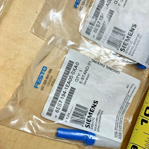 Lot of 3) Festo UC-QS-8H-SA Sound Absorber / Muffler for Compressed Air -Siemens - Picture 2 of 6