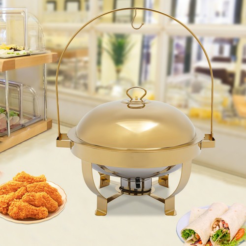 7.26QT Chafing Dish Buffet Set Alcohol-fueled Food Warmer Banquets Catering USA