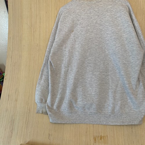 VTG Brother Rice Sweater Adult 2XL Grey Long Sleeve Men's Pullover Embroidered - Picture 15 of 16