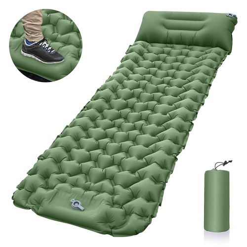 200*70CM Camping Sleeping Pad Thick Self Inflating Air Bed Hike Mattress Outdoor - Picture 7 of 10
