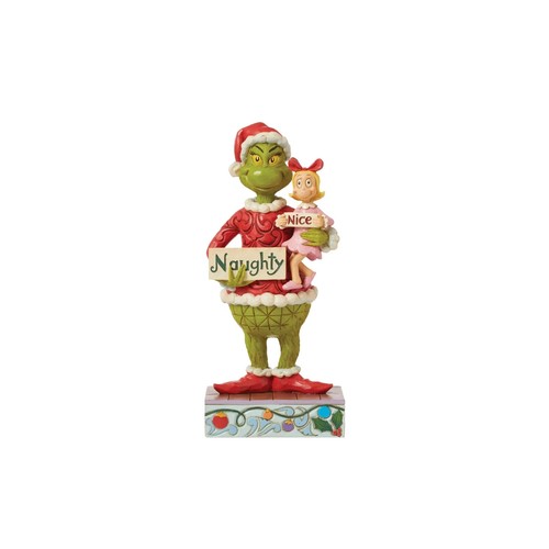 Jim Shore GRINCH UND CINDY LOU HALTEN FRECHE SCHÖNE SCHILDER FIGUR 6015212 NEU - Bild 2 von 5