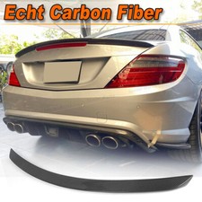 Carbon Heckspoiler Flügel Spoiler Lippe  für Mercedes R172 SLK250 SLK300 2012-15