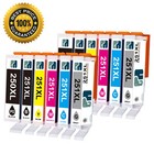 Printer Ink Set For Canon Pgi-250 Xl Cli-251 Xl Mg6320 Mg7120 Mg7520 With Gray